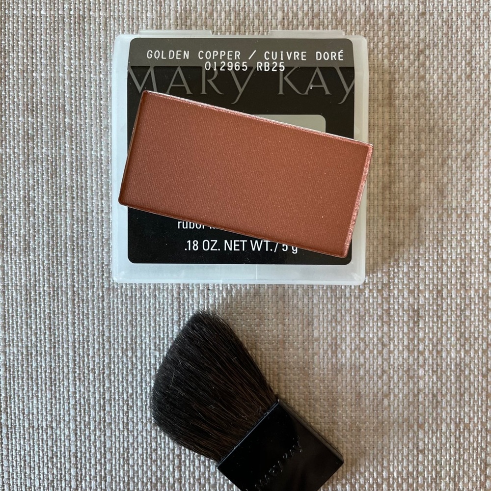 Mary Kay cheek color-Golden Copper with brush
